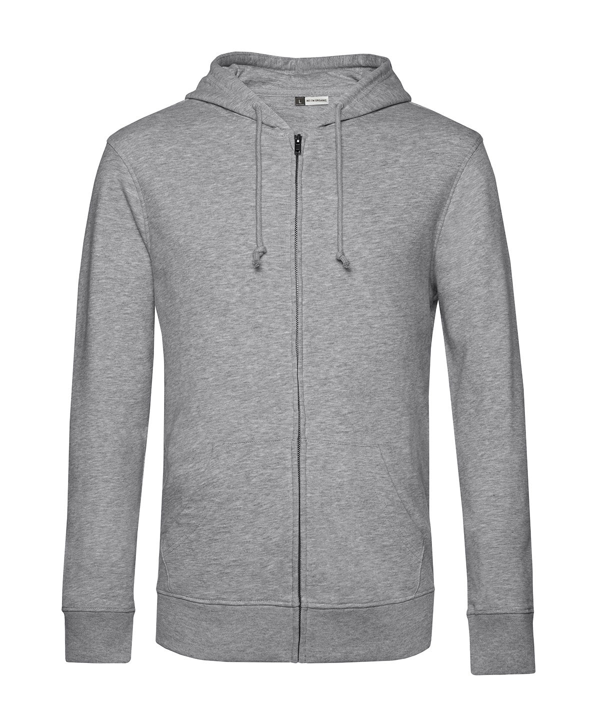 Sudadera con capucha con cremallera BC Inspire | Gris Mezclado