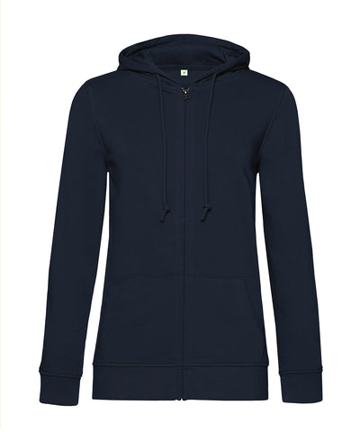 Sudadera con capucha con cremallera BC Inspire / mujer | Azul Oscuro