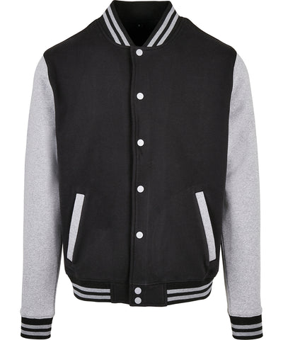 Chaqueta bsica de colegio | Negro/Gris Jaspeado