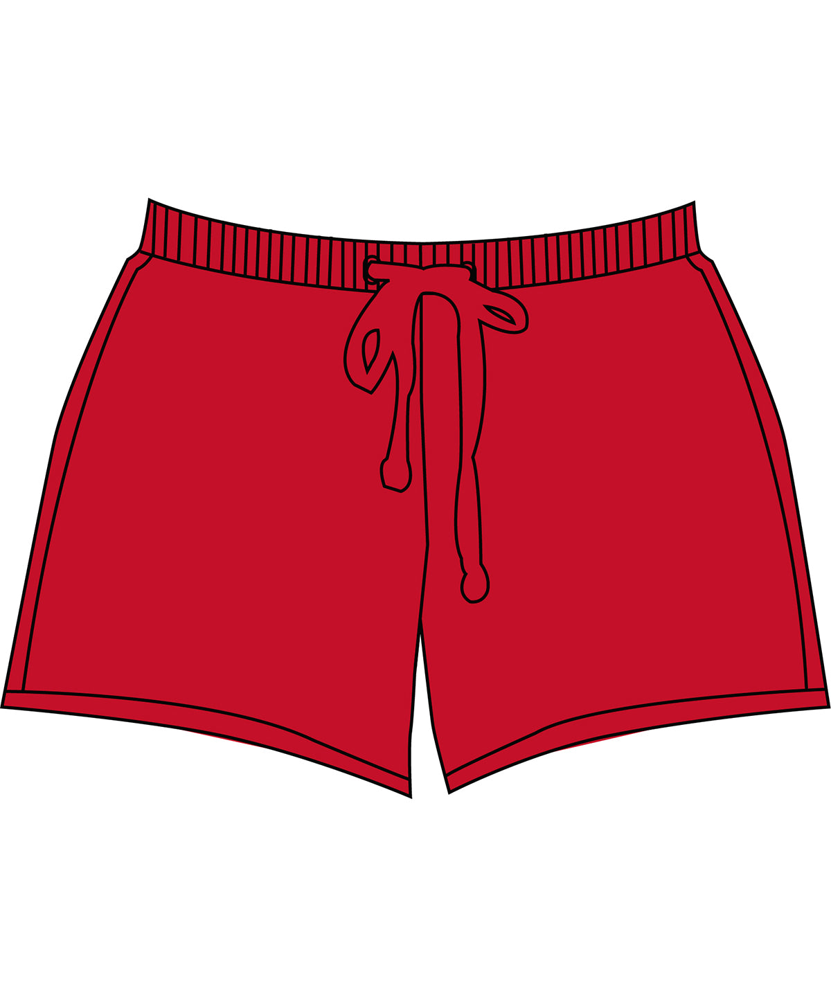 Pantalones cortos bsicos de sudadera para mujer | Rojo Ciudad