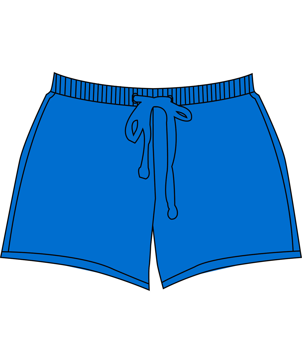 Pantalones cortos bsicos de sudadera para mujer | Azul Intenso