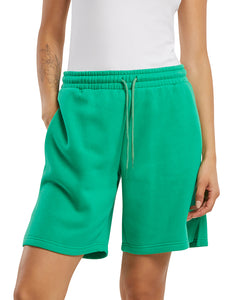 Pantalones cortos bsicos de sudadera para mujer | Negro Clsico