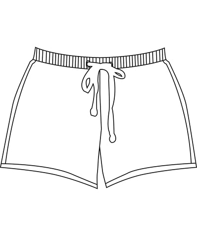 Pantalones cortos bsicos de sudadera para mujer | Blanco