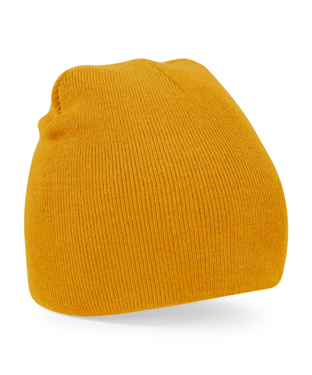 Gorro de punto de dos tonos | Mostaza