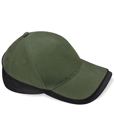 Gorra de competicin para equipo | Verde Oliva/Negro
