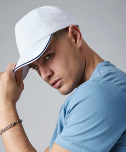 Gorra de 5 paneles autntica - visera con ribete | Azul Francs Brillante