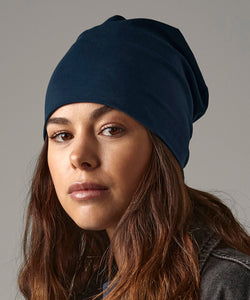 Gorro holgado de algodn Hemsedal | Negro