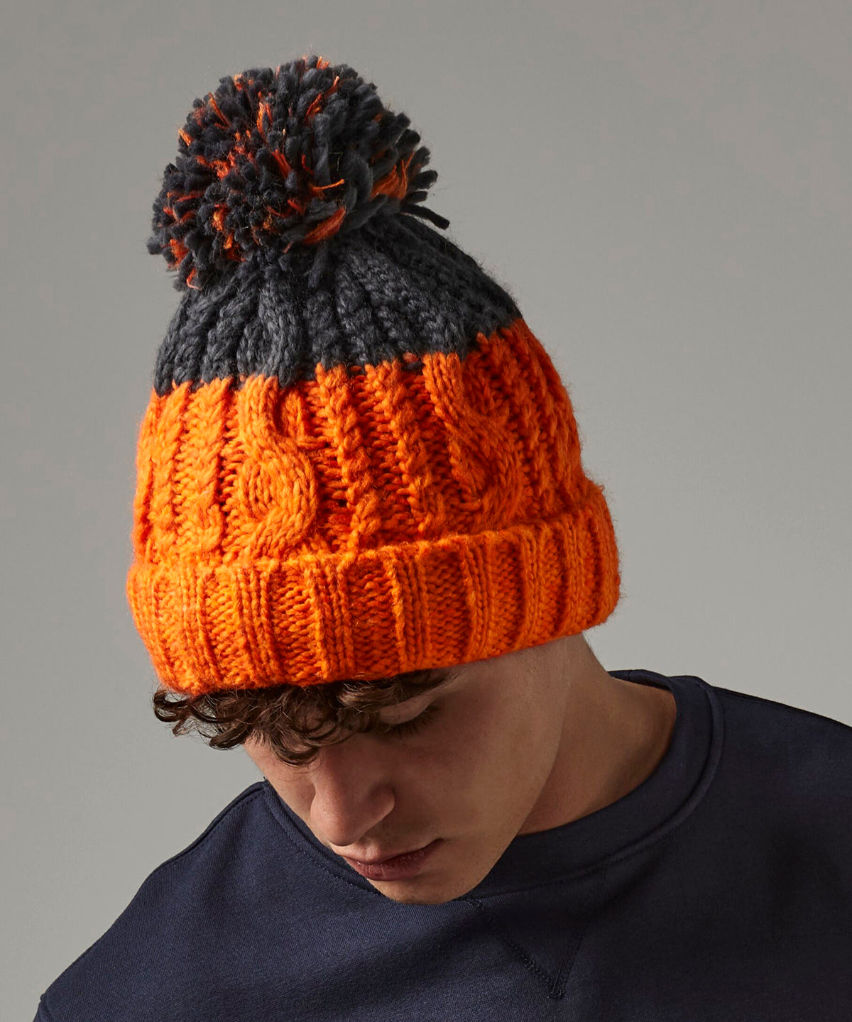 Gorro Apres | Naranja/Gris Grafito