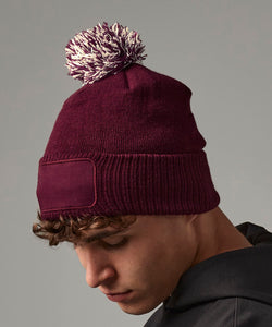 Gorro de parches Snowstar® | Negro/Gris Grafito