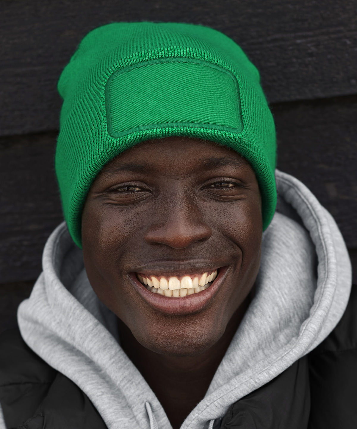 Gorro con parche original | Burdeos