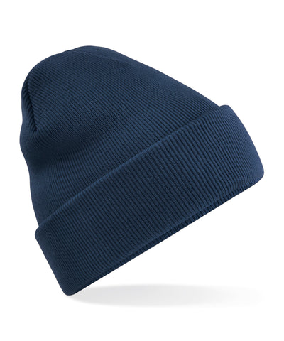 Gorro de punto original con vuelta reciclado | Azul Marino Francs
