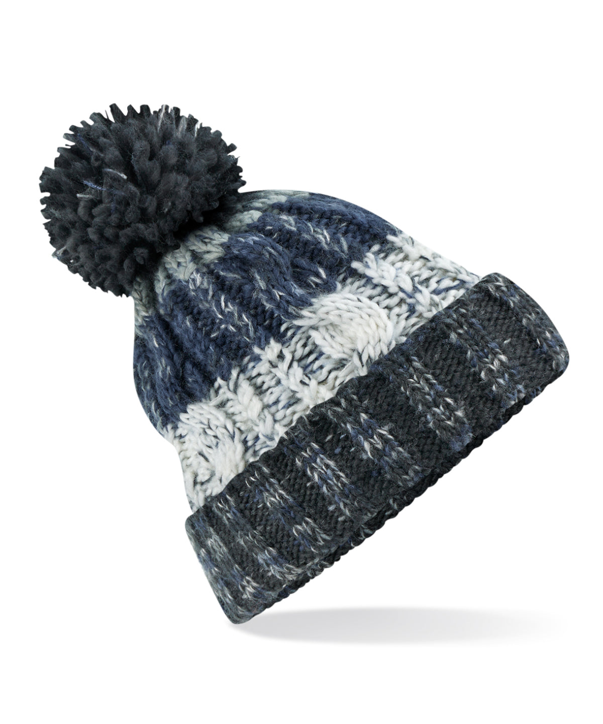 Gorro de lana con pompn y sacacorchos | Amanecer rtico