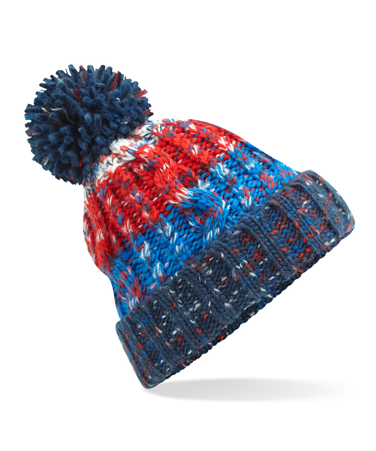 Gorro de lana con pompn y sacacorchos | Azules Picantes