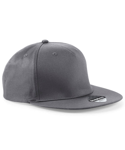 Gorra de rapero de 5 paneles con cierre a presin | Gris Grafito