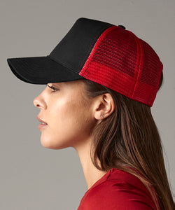Gorra trucker Snapback | Negro/Amarillo
