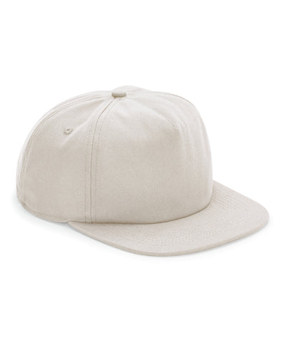 Gorra de 5 paneles sin estructura de algodn orgnico | Arena