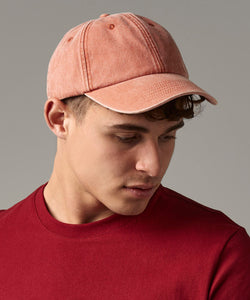 Gorra vintage de perfil bajo | Negro Vintage