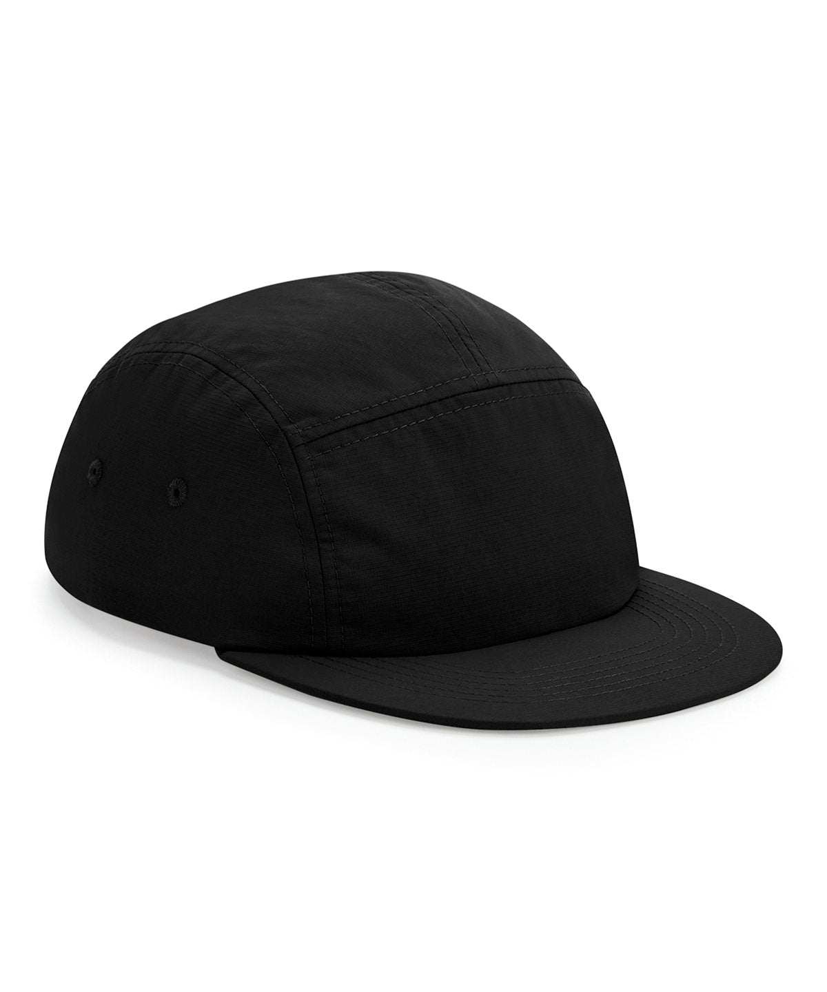 Gorra campera de 5 paneles para exteriores | Negro