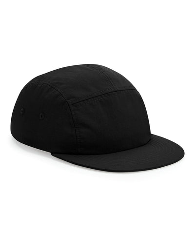 Gorra campera de 5 paneles para exteriores | Negro