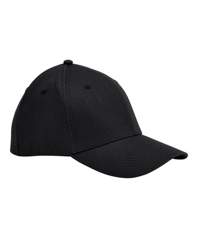 Gorra ajustada de algodn orgnico EarthAware® | Negro