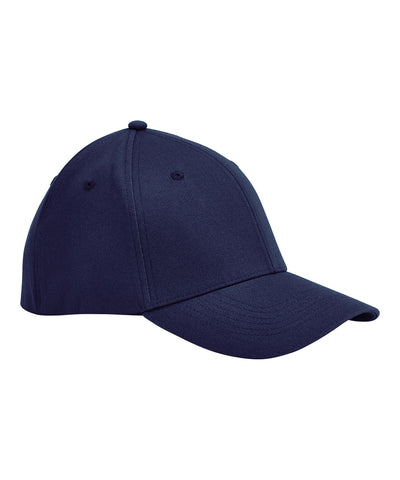 Gorra ajustada de algodn orgnico EarthAware® | Azul Marino Oxford