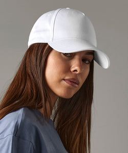 Gorra de 5 paneles de algodn orgnico clsica EarthAware® | Negro