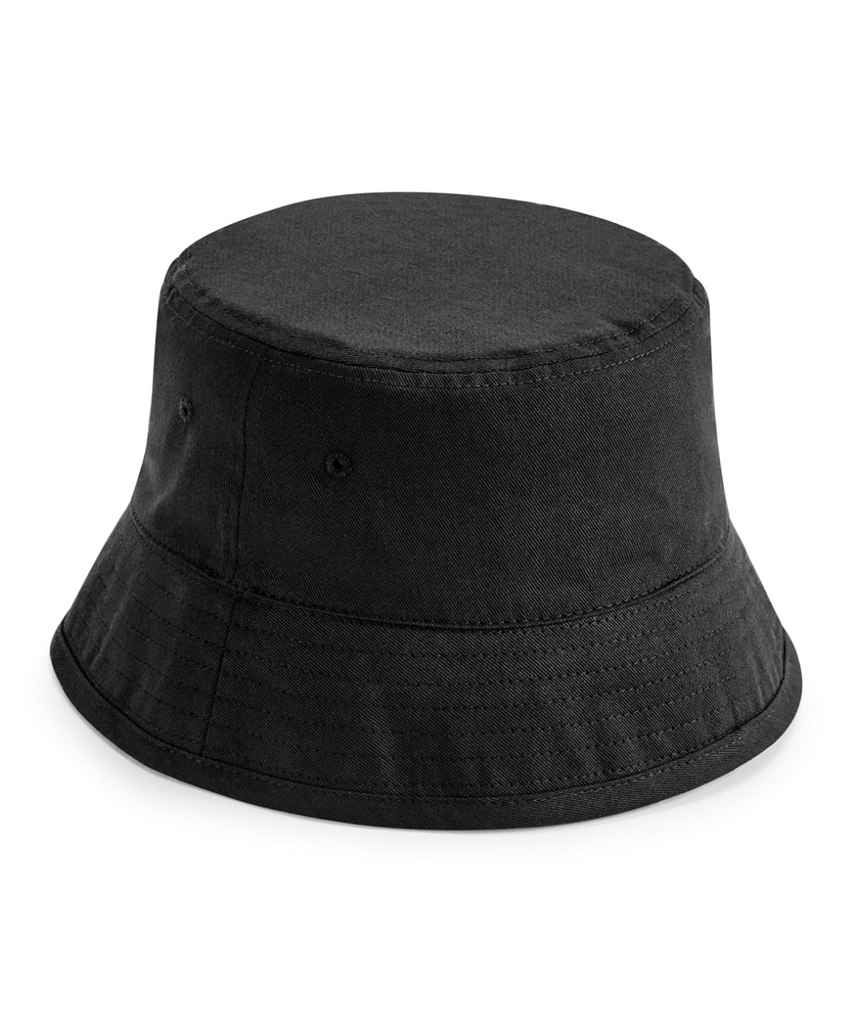 Sombrero de cubo de algodn orgnico | Negro