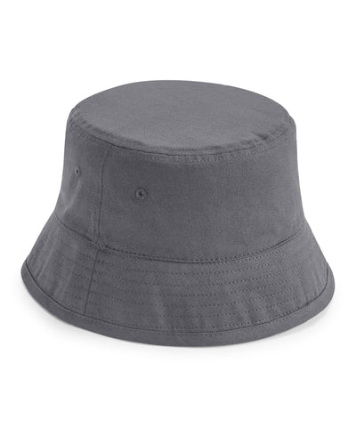 Sombrero de cubo de algodn orgnico | Gris Grafito