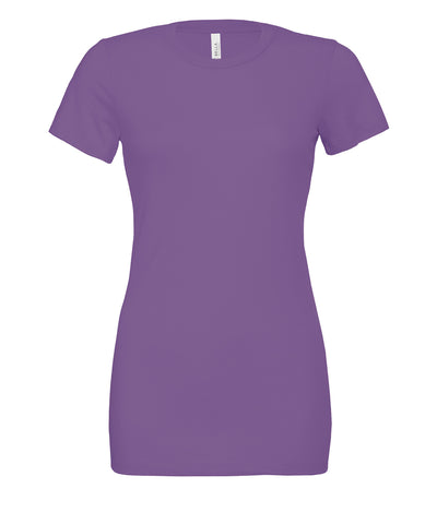 Camiseta de manga corta holgada de jersey para mujer | Prpura Real