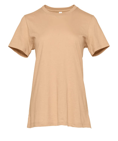 Camiseta de manga corta holgada de jersey para mujer | Duna De Arena