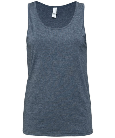 Camiseta de tirantes unisex | Azul Jaspeado