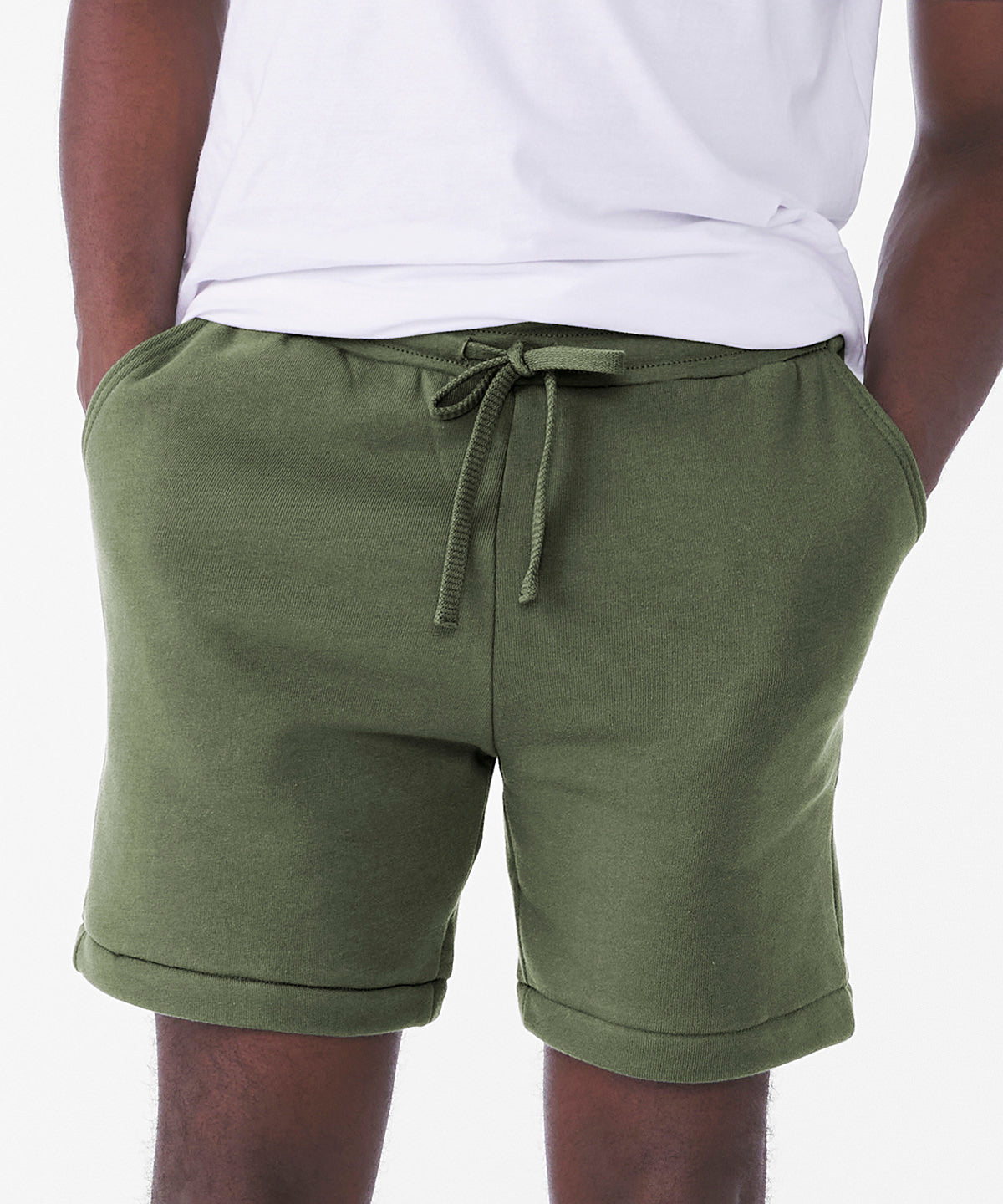 Bermudas de felpa de esponja unisex | Gris Deportivo
