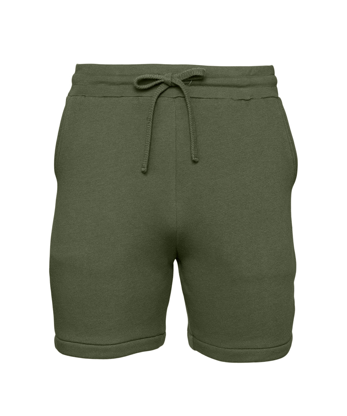 Bermudas de felpa de esponja unisex | Verde Militar