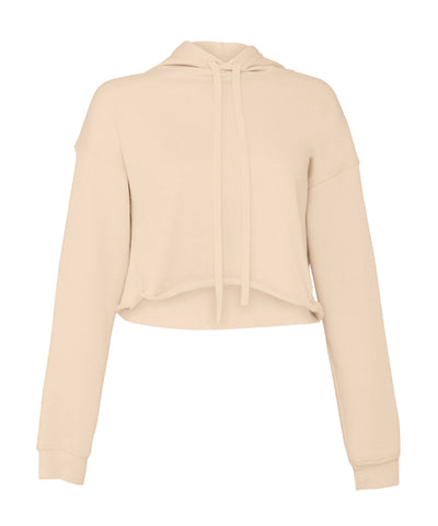 Sudadera corta de felpa para mujer | Gris Brezo - Gris Brezo Claro