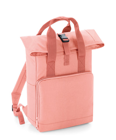 Mochila con doble asa y cierre enrollable | Rosa Palo