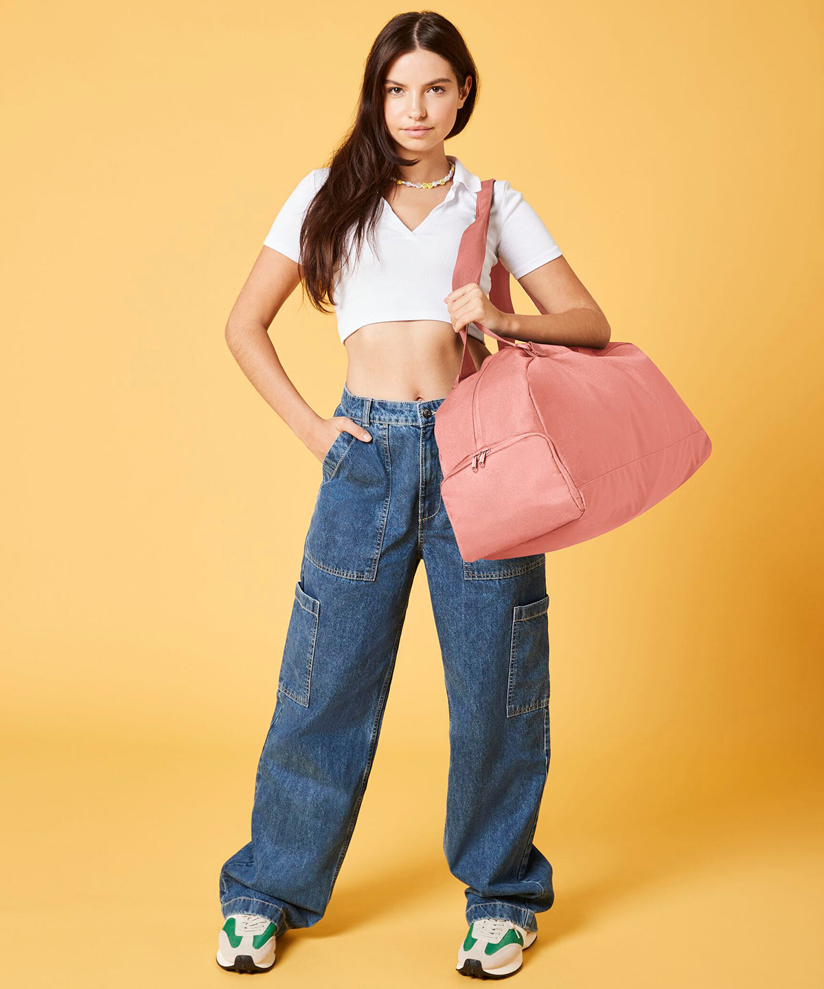 Bolso de mano esencial reciclado | Negro