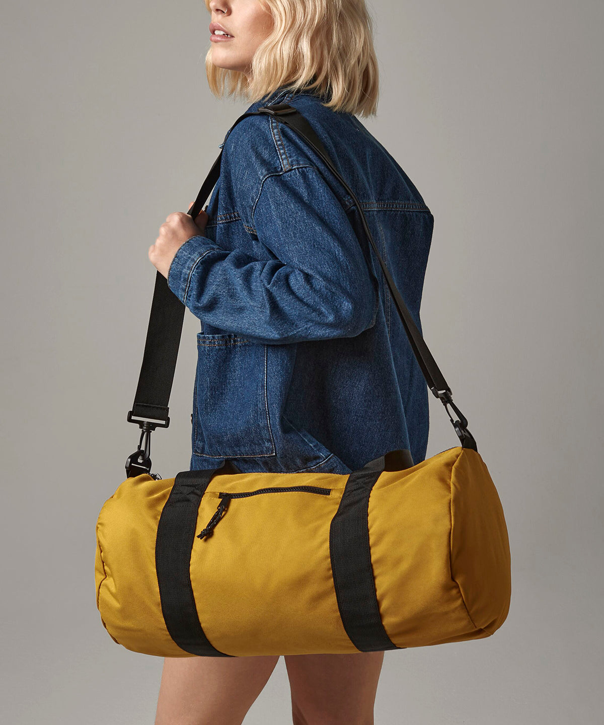 Bolso de barril reciclado | Negro
