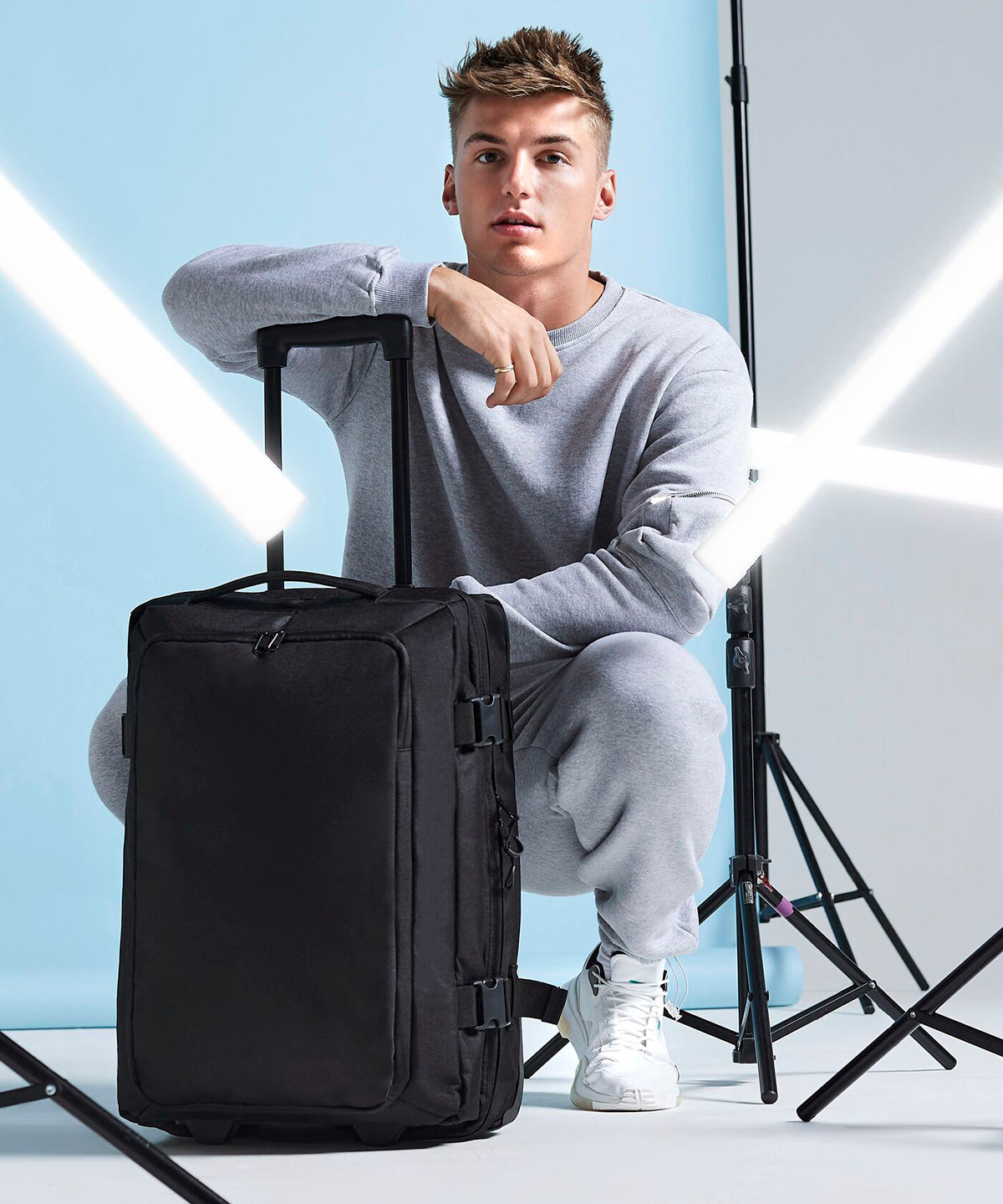 Maleta de cabina con ruedas Escape | Negro