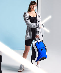 Mochila de equipo | Negro/Gris Grafito/Blanco