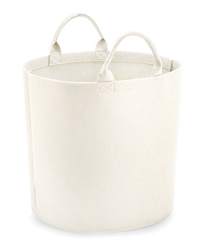 Cesta de fieltro | Blanco Suave