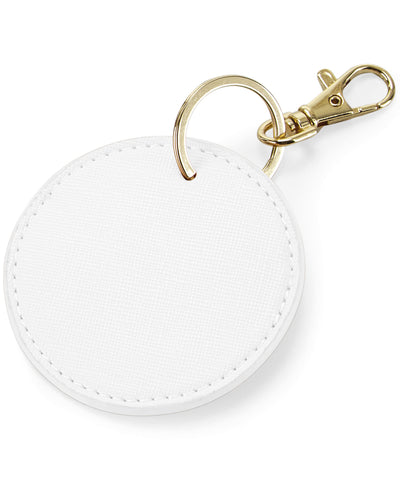Llavero circular de Boutique | Blanco Suave