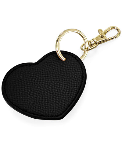 Llavero de corazn de Boutique | Negro