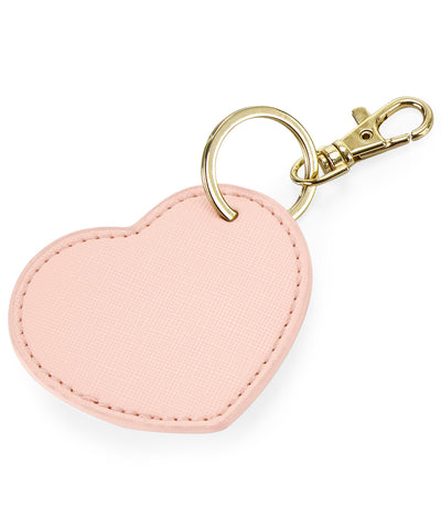 Llavero de corazn de Boutique | Rosa Suave