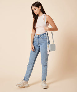 Bolso bandolera estructurado de Boutique | Negro