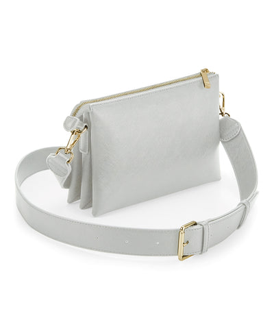 Bolso cruzado suave de Boutique | Gris Suave