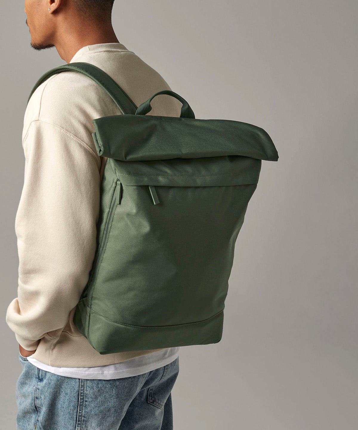 Mochila con cierre enrollable Simplicity | Negro