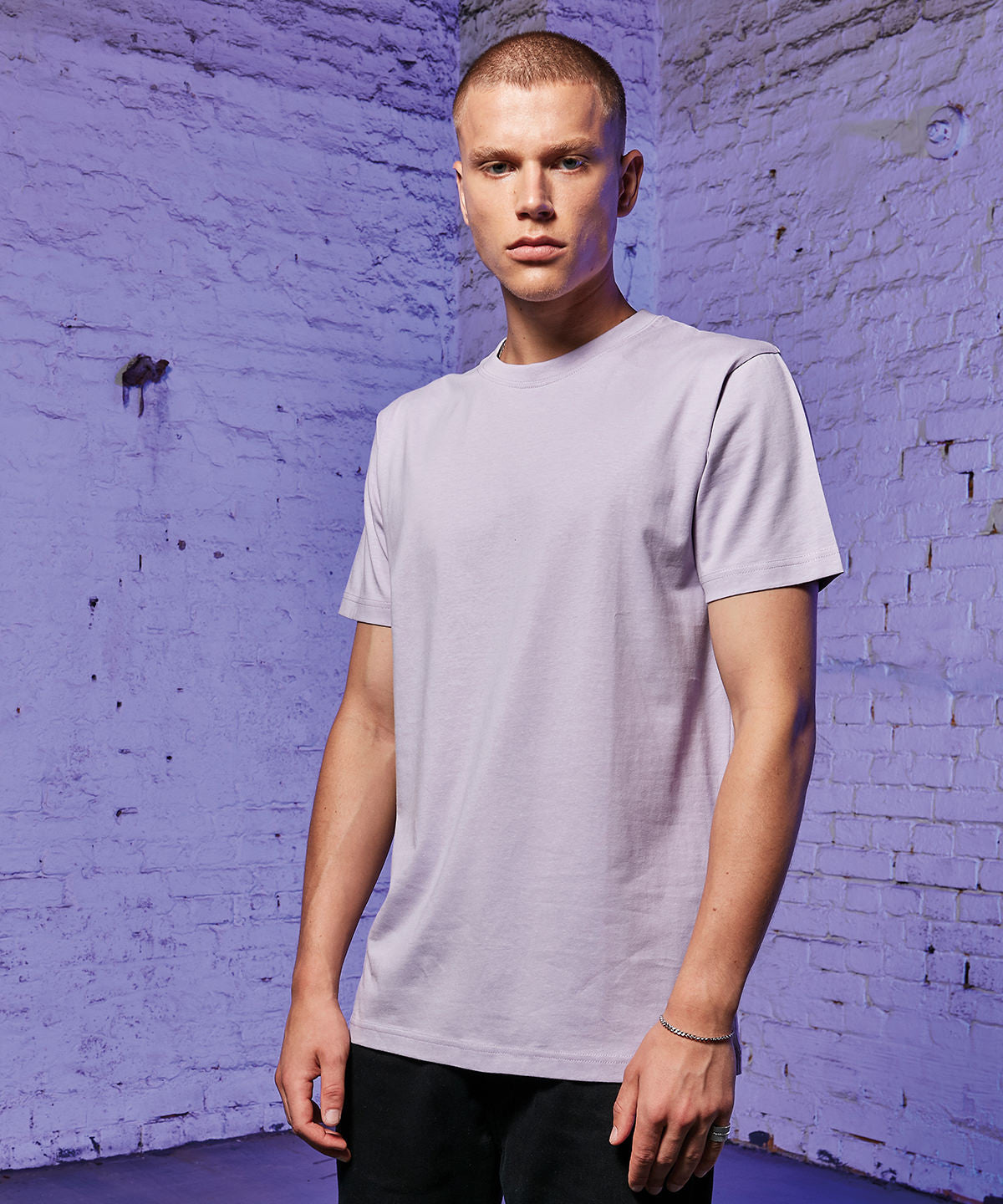 Camiseta cuello redondo | Lila