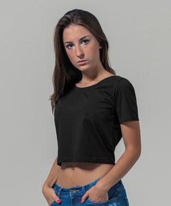 Camiseta corta de mujer | Negro
