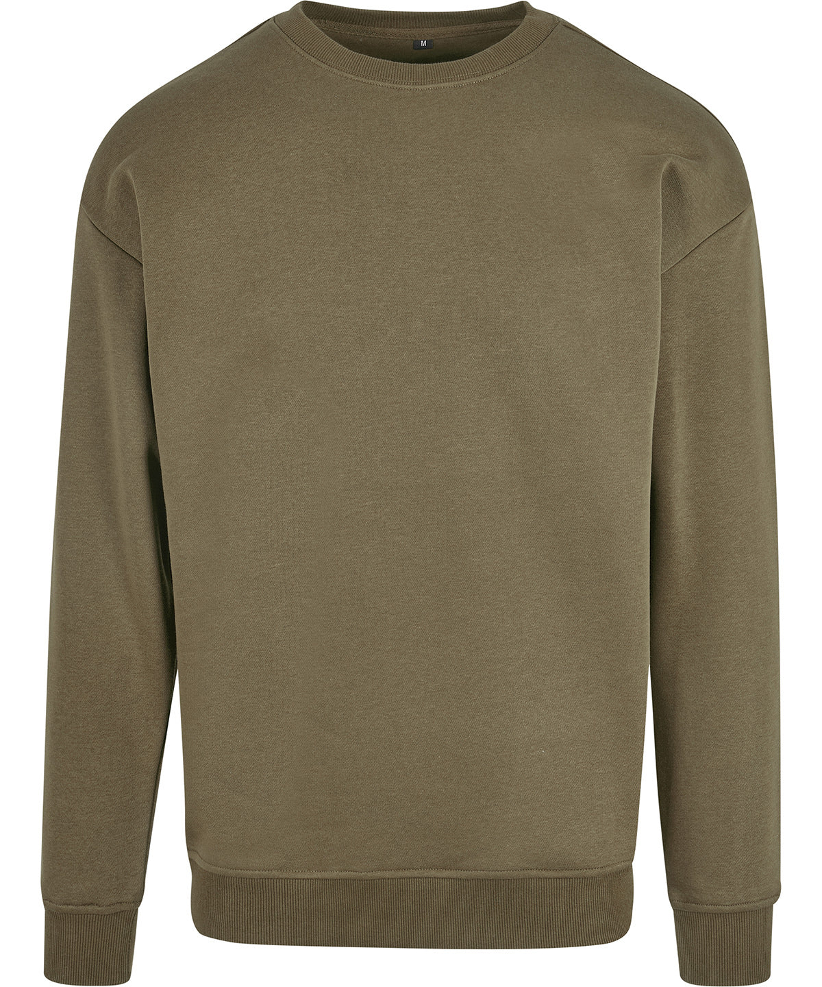 Cuello redondo sudadera | Verde Oliva