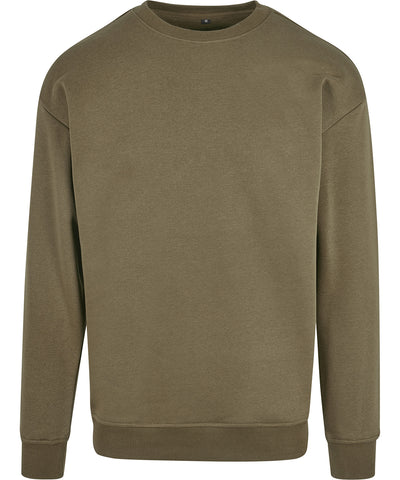 Cuello redondo sudadera | Verde Oliva